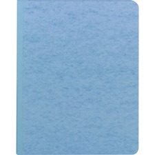 Smead Premium Pressboard Letter Recycled Fastener Folder - 8 1/2" x 11" - 750 Sheet Capacity - 3" Expansion - 1 Fastener(s) - 3" Fastener Capacity for Folder - Pressboard - Blue - 100% Recycled - 1 Each