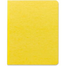 Smead Premium Pressboard Letter Recycled Fastener Folder - 3" Folder Capacity - 8 1/2" x 11" - 3" Expansion - 1 Fastener(s) - Pressboard - Yellow - 100% Recycled - 1 Each