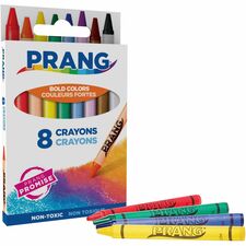 Prang Wax Crayons - Assorted - 8 / Box