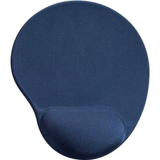 Compucessory Gel Mouse Pads - 9" x 10" x 1" Dimension - Blue - Gel - 1 Pack