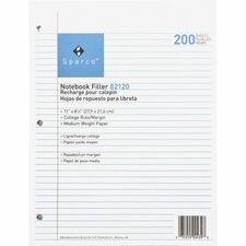 Sparco SPR82120 Refill Writing Sheet