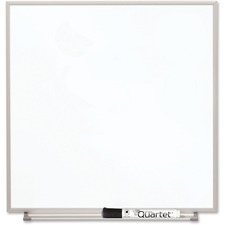 Quartet Matrix Whiteboard - 16" (406.40 mm) Height x 16" (406.40 mm) Width - White Surface - Magnetic, Durable - Silver Aluminum Frame - 1 Each