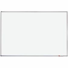 Quartet Porcelain Magenetic Whiteboard - 96" (8 ft) Width x 48" (4 ft) Height - White Porcelain Surface - Silver Aluminum Frame - Horizontal - Magnetic - 1 Each