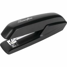 Swingline Eco Version Standard Stapler - 15 of 20lb Paper Sheets Capacity - 210 Staple Capacity - Full Strip - 1/4" Staple Size - 1 Each - Black - Plastic