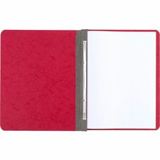 ACCO Presstex Letter Recycled Report Cover - 3" Folder Capacity - 8 1/2" x 11" - Executive Red - 30% Recycled - 1 Each