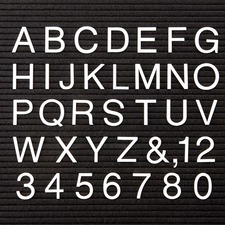 Quartet Helvetica Letter Set