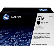 HP 51A (Q7551A) Original Laser Toner Cartridge - Single Pack - Black - 1 Each - 6500 Pages