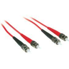 C2G-1m ST-ST 62.5/125 OM1 Duplex Multimode PVC Fiber Optic Cable - Red