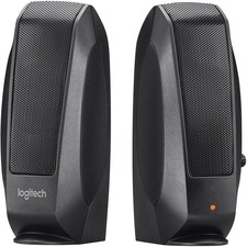 Logitech S-120 2.0 Speaker System - 2.3 W RMS - Black - 50 Hz to 20 kHz - 1 Pack