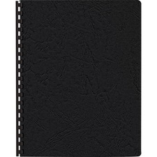 Fellowes Expressions Oversize Grain Presentation Covers - 11.3" Height x 8.8" Width x 0.1" Depth - For Letter 8 3/4" x 11" Sheet - Leather - 200 / Pack