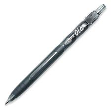 Zebra Pen OLA Ballpoint Pen - Medium Pen Point - 1 mm Pen Point Size - Retractable - Black - Black Rubber, Rubber Barrel - 1 / Box