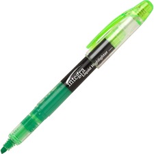 Integra Liquid Highlighters - Chisel Marker Point Style - Green - 1 Dozen
