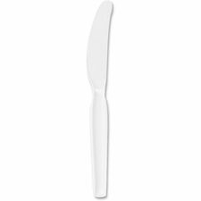 Dixie Heavyweight Disposable Knives Grab-N-Go by GP Pro - 100/Box - Knife - 100 x Knife - White