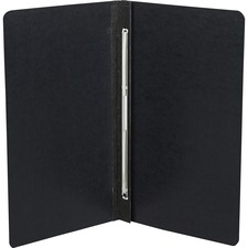 ACCO Presstex Legal Recycled Report Cover - 3" Folder Capacity - 8 1/2" x 14" - Tyvek, Leather - Black - 30% Recycled - 1 Each