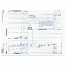 Rediform Speediset Four-Part Auto Repair Form, Four-Part