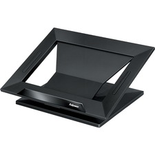 Fellowes Designer Suitesâ„¢ Laptop Riser - Up to 17" Screen Support - 11.34 kg Load Capacity - 4" (101.60 mm) Height x 13.19" (335.03 mm) Width x 11.19" (284.23 mm) Depth - Black, Pearl