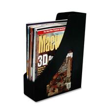 Fellowes 00434 Orderly Magazine File - Black - Plastic - 1 Each