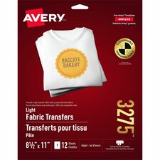 Avery AVE03275 Iron-on Transfer Paper