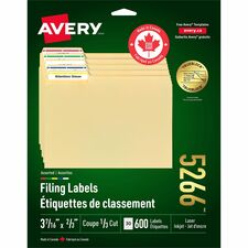 Avery AVE05266 File Folder Label