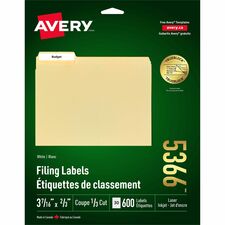 Avery AVE05366 File Folder Label