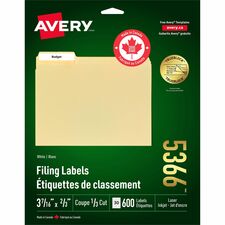 Avery AVE05366 File Folder Label