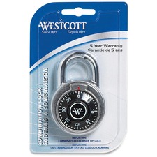 Combination Lock 3-Digit Steel Shackle - each