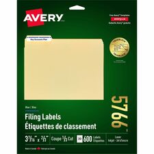 Avery AVE05766 File Folder Label