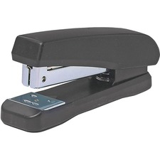 Acme United Half Strip Economy Stapler With Staple Reservoirs - 18 of 20lb Paper Sheets Capacity - Half Strip - Black