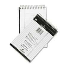 Hilroy Top Wire Bound Notebook - 80 Sheets - Wire Bound - 18 lb Basis Weight - 5" x 8" - White Paper - Copper Binder - Stiff Cover - Durable Cover, Stiff-back - 1 Each