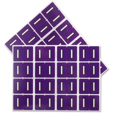 Pendaflex A-Z End End Tab Filing Labels - "Alphabet" - 1 1/4" x 15/16" Length - Rectangle - Purple - 240 / Pack
