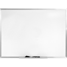 Quartet Economy Dry-Erase Board - 96" (8 ft) Width x 48" (4 ft) Height - Anodized Aluminum Frame - 1 Each
