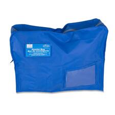 Ro-el Tamper-Evident Gusset Style Courier Bag - 18" (457.20 mm) Width x 14" (355.60 mm) Length x 4" (101.60 mm) Depth - Royal Blue - Polyester - 1Each - Document