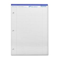 Hilroy Micro Perforated Business Notepad - 50 Sheets - 0.31" Ruled - 8 3/8" x 10 7/8" - White Paper - Micro Perforated, Punched, Easy Peel - 1 Each