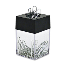 ACCO Paper Clip Dispenser - 2.81" (71.37 mm) x 1.81" (45.97 mm) x 1.81" (45.97 mm) x - 1 Each - Black