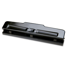 Swingline Adjustable Economy Hole Punch - 3 Punch Head(s) - 8 Sheet of 20lb Paper - 9/32" Punch Size