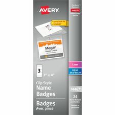 Avery AVE74467 Badge Insert