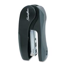 Swingline E-Z Grip Stand-Up or Lie-Flat Stapler - 15 of 20lb Paper Sheets Capacity - 1 Each - Black