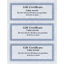 First Base FST83403 Certificate