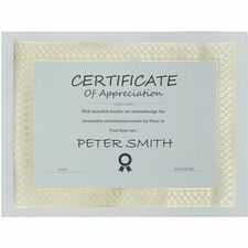 First Base FST83428 Certificate