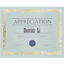 First Base FST83429 Certificate