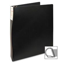 VLB Duraply Ring Binder - 1 1/2" Binder Capacity - Letter - Fastener: D-Ring - Polypropylene - Black - 1 Each