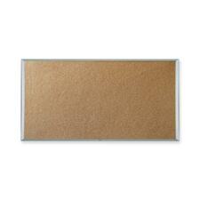 Quartet Webco Bulletin Board - 24" (609.60 mm) Height x 36" (914.40 mm) Width - Cork Surface - Aluminum Frame - 1 Each