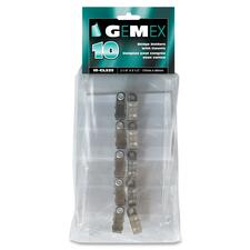 Gemex Folded-style Badge Holder with Clip - 2.25" (57.15 mm) x 3.50" (88.90 mm) x - 10 / Pack - Clear