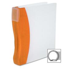 Storex DuraTech Frosted Ring Binder - 1 1/2" (38.10 mm) Binder Capacity - 350 Sheet Capacity - 3 Ring(s) - Fastener(s): Ring - Poly - Orange - Durable, Handle, Dirt Resistant, Scratch Resistant, Spine Label, Moisture Resistant, Humidity Resistant