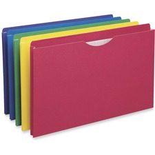 Pendaflex Legal Recycled File Jacket - 1 1/2" Expansion - Assorted - 10% Recycled - 10 / Pack