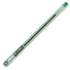 Pentel Superb Ballpoint Pen - Fine Pen Point - 0.7 mm Pen Point Size - Refillable - Green - Transparent Barrel - Metal Tip - 1 Each