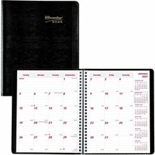Blueline Brownline Fourteen Months Planner - Julian Dates - Monthly