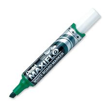 Pentel Whiteboard Maxi Marker - Chisel Marker Point Style - Green Alcohol Based Ink - 1 Each
