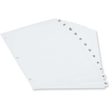 Oxford OXFPL21312W Index Divider