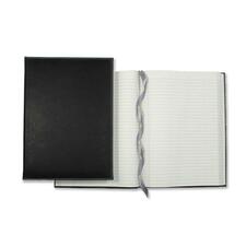 Winnable Executive Journal Notebook - 320 Sheets - Sewn - 9 3/4" x 7" - Cream Paper - Textured - Ribbon Marker - 1 Each